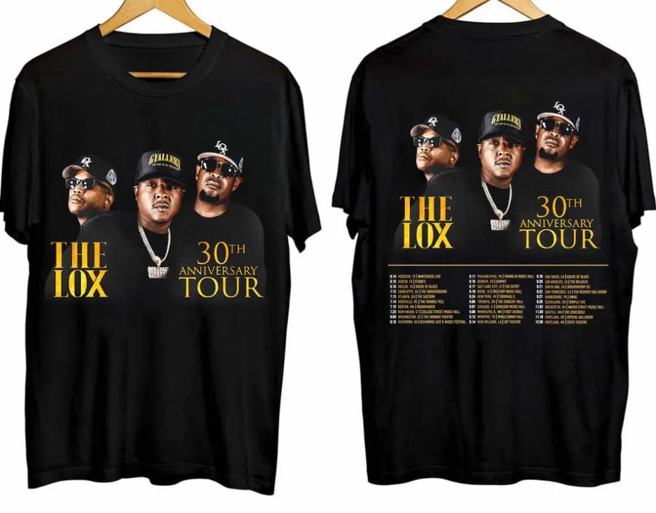 The Lox 30th Anniversary Tour 2024 ShirtTshirt Unisex T-Shirt S