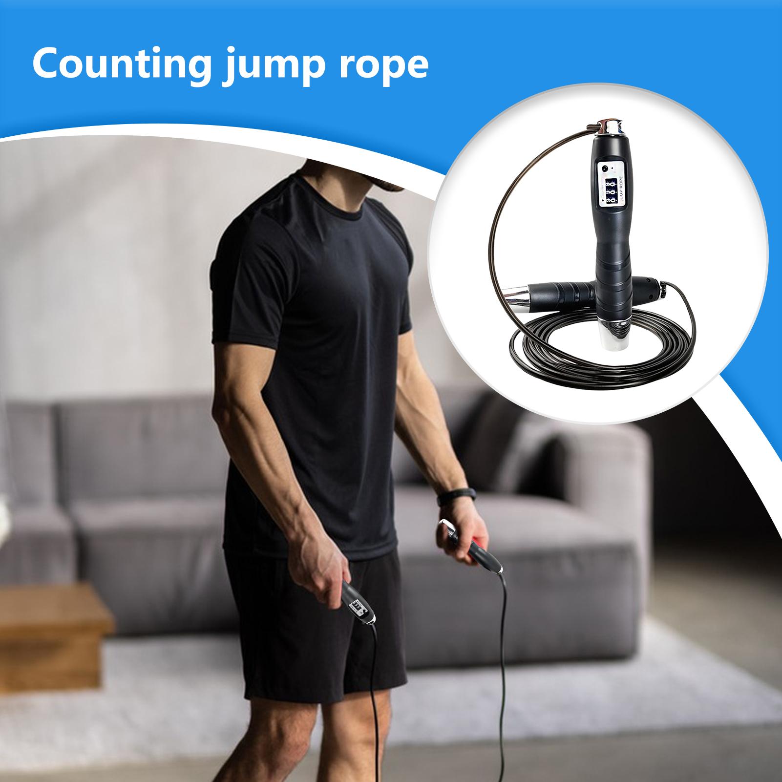 

Workout Jump Rope Counting Jump Ropes For Fitness Adjustable Exercise Equipment Fitness Gear For Men Women Kids Burn Calorie China Mainland