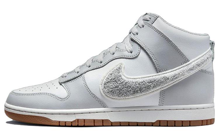 Nike Dunk High  Chenille Swoosh Light Smoke Grey  DR8805-003