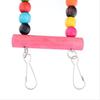 Bird Swing Wooden  Ladder Climb Cockatiel Parakeet Budgie Parrot Toys 