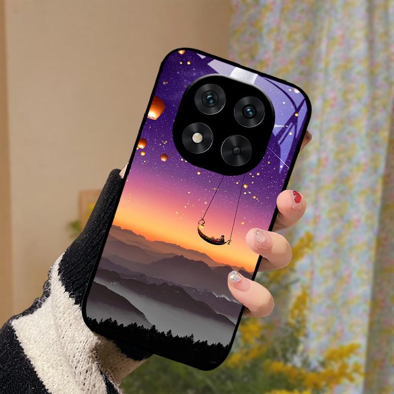 Pro Poco X5 / X6 / X7 Pouzdro Tvrdý PC Tvrzené Sklo Kryt Telefonu Pro Xiaomi Poco X7 Pro 5G Módní Luxusní Skleněné Ochranné Skořápky