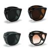2024 New Arrival Small Fresh Stylish Women's High-grade Feeling Folding Sunglasses Uv Protection Big Frame Travel Sunscreen