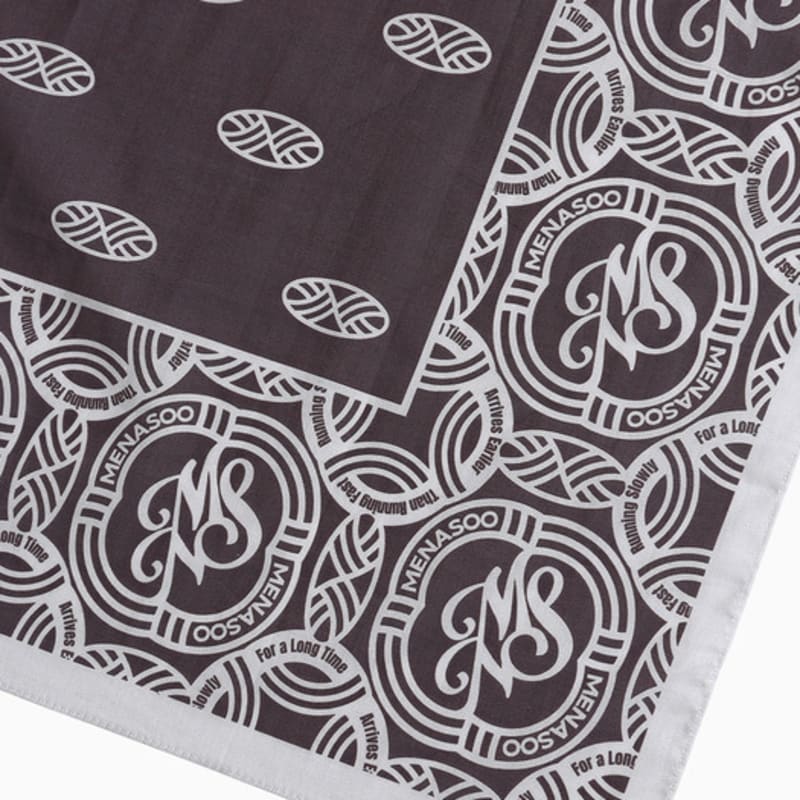 MENASOO MNS Bandana Scarf Kerchief_Brown