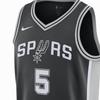 Nike NBA Dejounte Murray Spurs #5 Limited Edition Swingman Jersey Men Basketball Vest Black DN2022-010