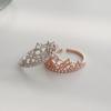 Monograph Christine Open Ring Mgfr0361 14K Gold Plated (Rose Gold)
