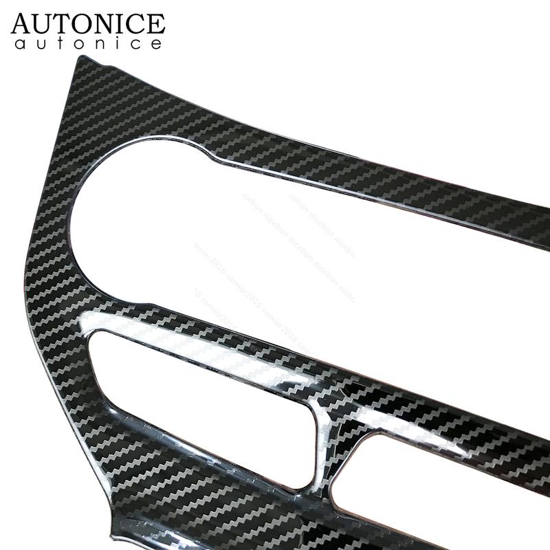Carbon Fiber Color Air Condition Panel Control Covers Trim Fit for Ford Focus 2012-2014 MK3 LEFT HAND SIDE Stainless Steel