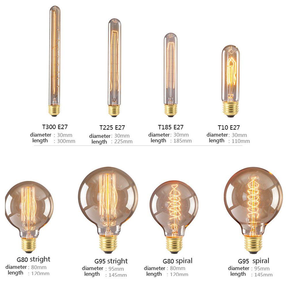 Dimmable Retro Warm Lights Light Appliance Incandescent Bulbs Edison Light Bulb Home Lighting