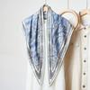 Retro old money wind cashew flower triangle scarf women's fashion high sense versatile decoration outer silk scarf scarf fart curtain tide