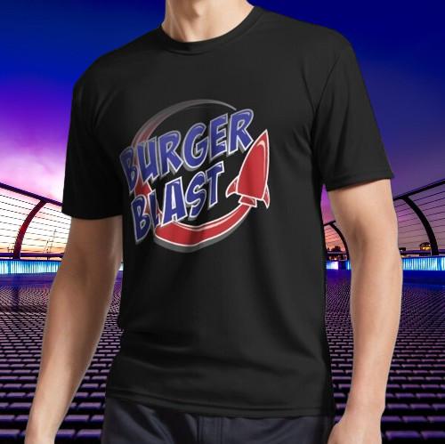 Burger Blast Logo T-Shirt Unisex Size S-5XL M