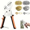 Effortless Eyelet Pliers Hand Press Hole Punch Pliers Magnetic Eyelet Setter Camping