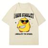 Ik Heb Stabiliteit Vermogen Om Te Steken Grappig T-shirt Dames Zomer Eend Meme Geprint T-shirts Casual Dameskleding