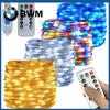 5M/10M/20M/30M USB 8Modes Remote Copper Wire LED  Waterproof  String Fairy Light for Xmas Party New Year Christmas Decoration