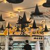 Halloween Wizard & Witch Hat Lantern Decoration for Party Atmosphere