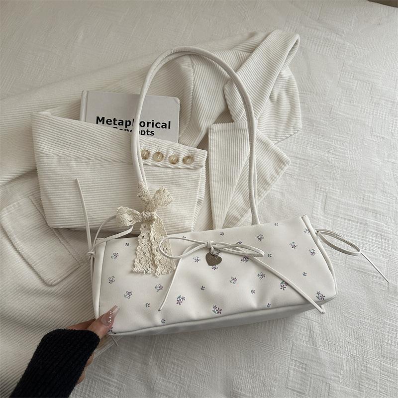 Nuova Borsa con Stampa di Nicchia Primavera Estate per Donne Versatile da Pendolare Borsa a Spalla Sottobraccio Borsa Fashion a Baguette