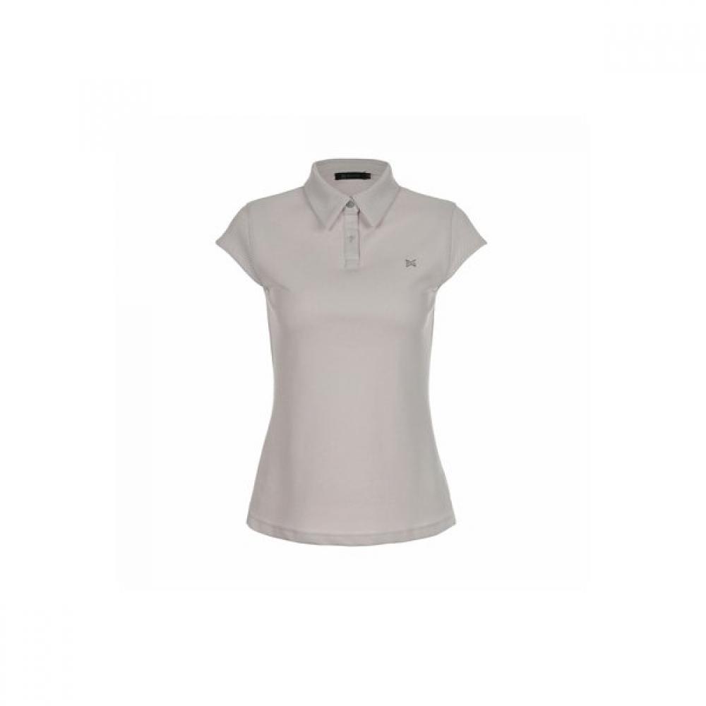 Bermudagrass Basic Pk T shirT Capsleeve   Beige
