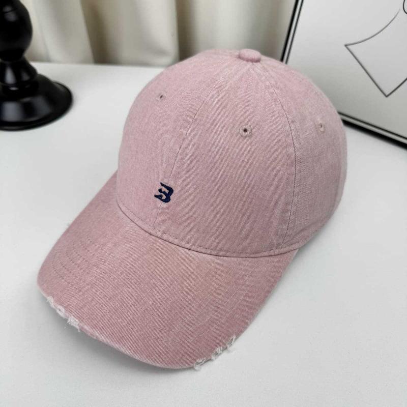 Versatile Ripped Baseball Cap Men's and Women's Embroidered Soft Top Breathable Outdoor Travel Sunscreen Shade Cap