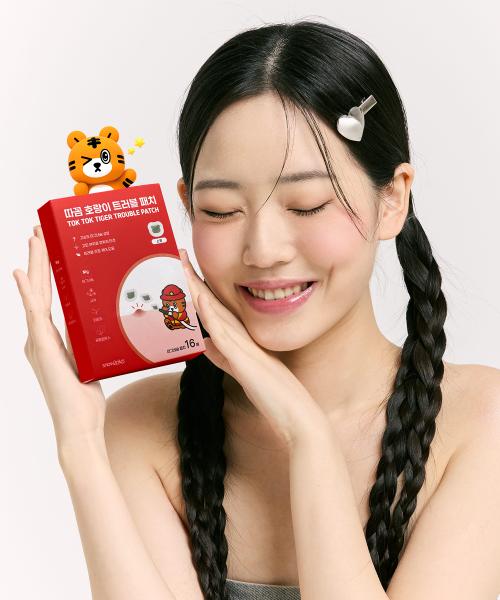 Snow2plus Ttakkom Tiger Trouble Patch Small 16ea NONE