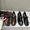 2025 Autumn French Retro Mary Jane Women's Round Toe Strap Flats