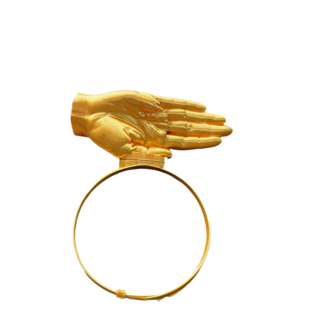 Sombrero de sol divertido con forma de mano, visera creativa para exteriores, accesorio de fotografía