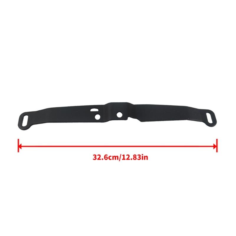 Metal Horn Installation Bracket with Slot and Center Hole Layout, Vehicle-Fit Mounting Support for Horn Replacement Positioning Work