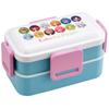 Skater Bento Box, Colorful Peach, 600ml, Softly Filled, Dome-Shaped Lid, Two-Tier, Women's, Made In Japan, PFLW4AG-A