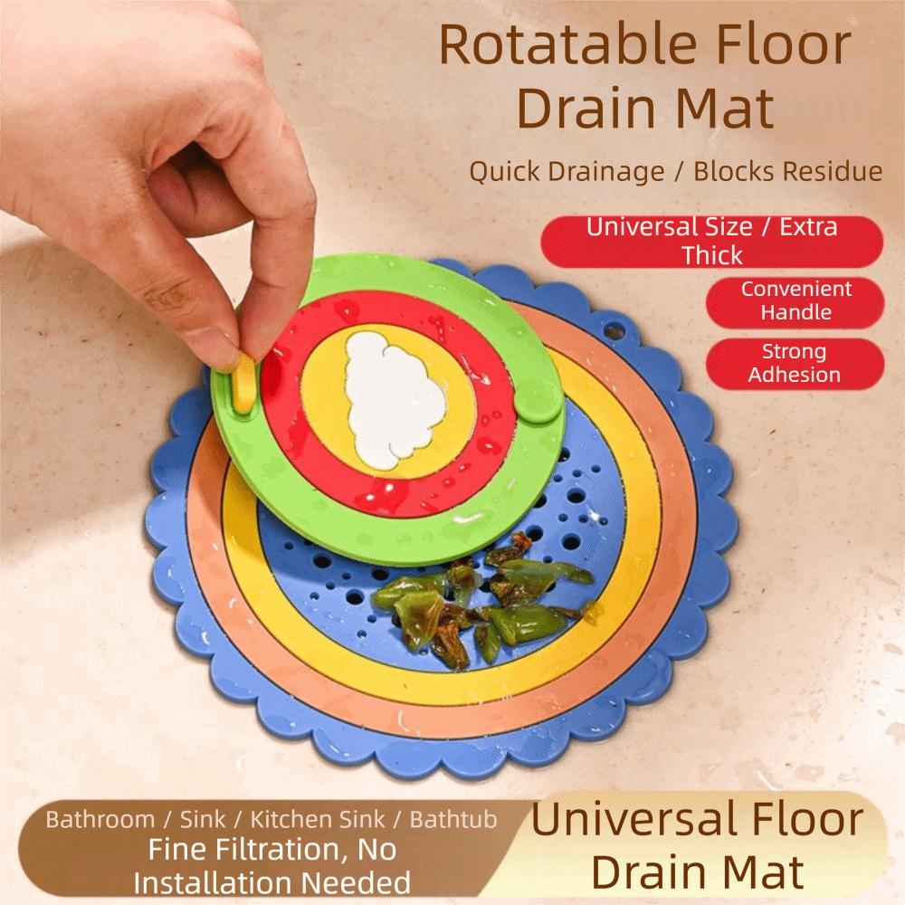 Cartoon Bathroom Drain Stopper Thickened Sink Strainer Cute Shower Suction Cup Bathroom