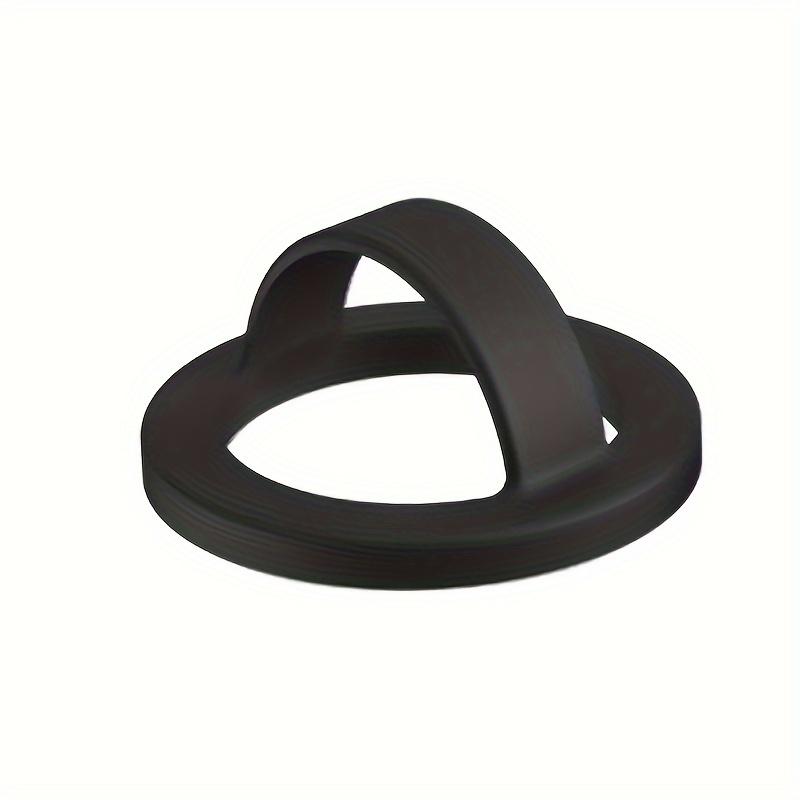 

Magnetic Ring Clips - Silicone Material, 360° Rotating Magnetic Ring Holder Stand,Universal Finger Grip with Strong Attraction чорний