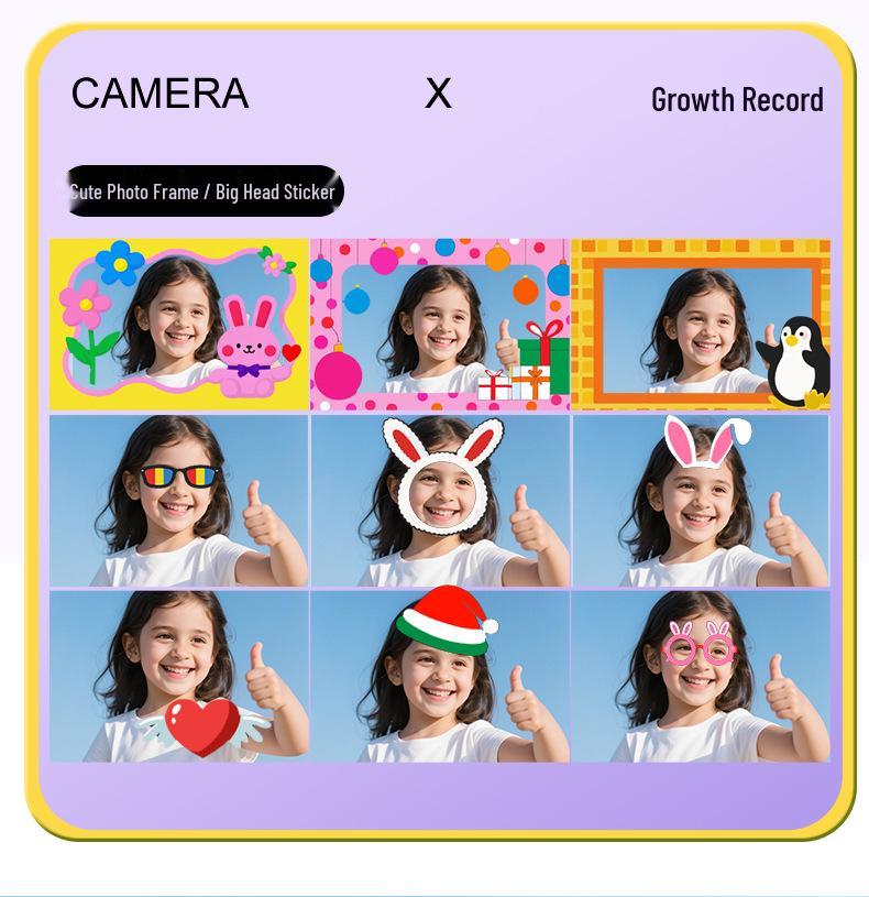 Children's Instant Print HD Digital Camera - New Color Edition