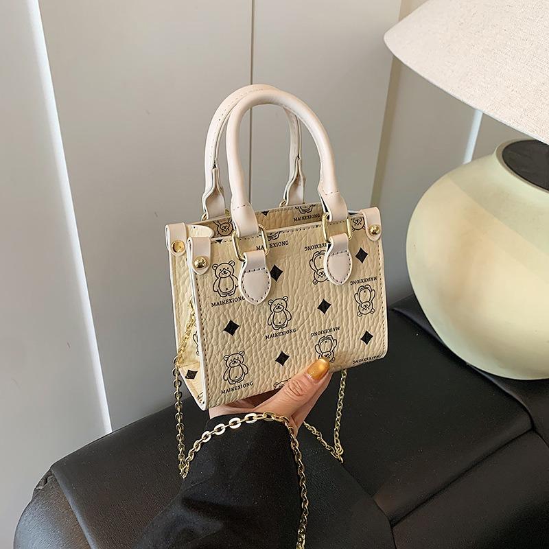 Premium Hand Bag Women's New Versatile Retro Printed Commuter Handbag Shoulder Messenger Bag