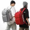 New solid color locomotive outdoor men's and women's backpacks fashionable and simple large-capacity backpacks