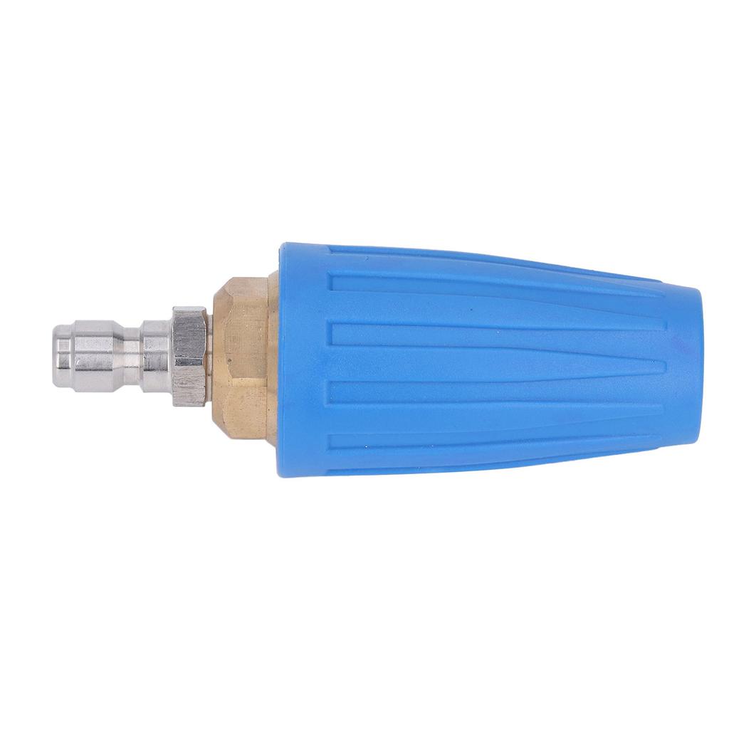 1 4in High Pressure Washer Turbo Nozzle 3600PSI 3.0 GPM Rotating Spray Tip Quick Connection Cleaning Tool