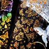Laser Gold Starry Night PET Stickers for DIY Journals
