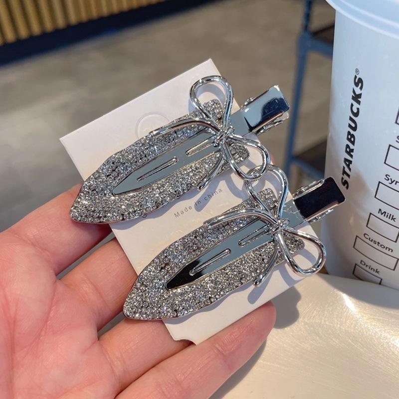 2/3/4/6 pezzi fermagli per capelli in acetato per trucco coreano moda oro bianco glitter per capelli copricapo ragazze donne accessori per capelli