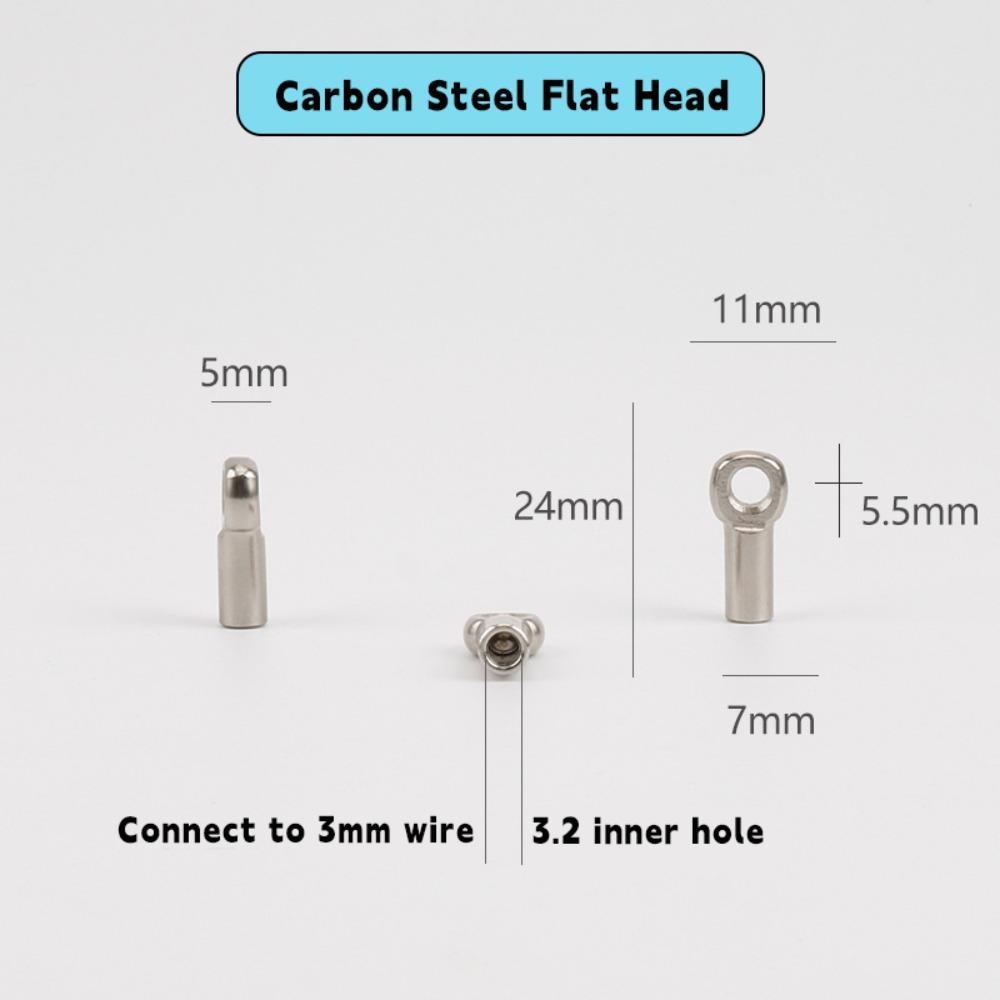 Electrician Tools Wire Puller Connector Head Connect To 3mm Wire Wire Cable Elastic Threader