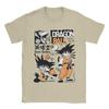 Mens Little Goku Dragon Ball Z T Shirts  Pure Cotton Tops Novelty Short Sleeve Crewneck Tees Printing TShirt