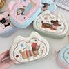 Cute Puppy Pencil Case Large Capacity Student High Value Embroidered Pencil Case Change Bag Stationery Storage Bag