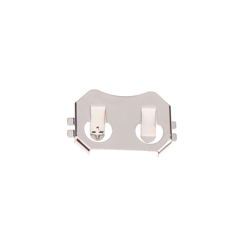 10 Stücke Geklebt Smd Tab Cr2032 Batterie Knopfzellenhalter Knopfzellenhalter Batteriehalter Oberflächenmontage Pcb Reflow Lötbar