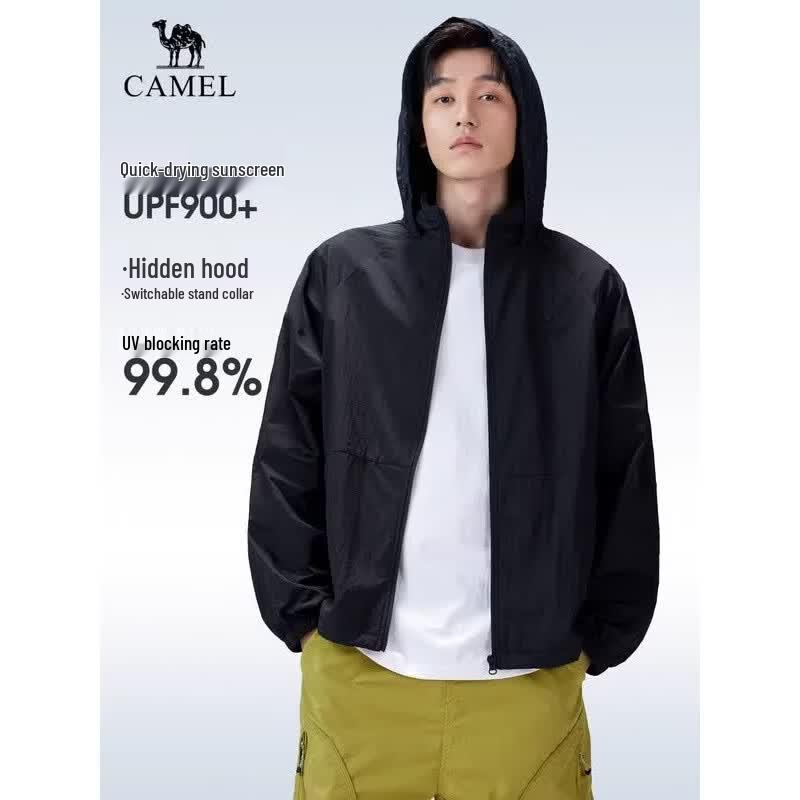 Camel Men's Casual Hooded Jacket A16BA45016