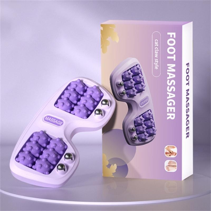 

New 1PC Foot Roller Massager Foot Massage Magnetic Bead Roller Multi-Point Foot Massage Foot Therapy Rubbing Foot Massager фіолетовий