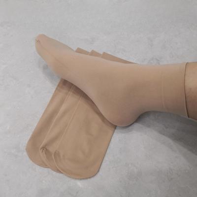 10 Pairs of Ladies Spring and Autumn Thickened Loose Mouth Anti Hook Silk Short Stockings