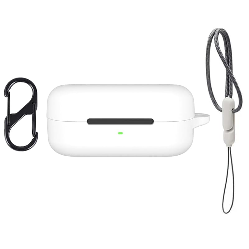 

For Sony WF-C510 case Protective Cover [SHANCHI] Wireless Earphone Silicone Protective Cover (Includes climbing buckle + strap) Anti-fall,