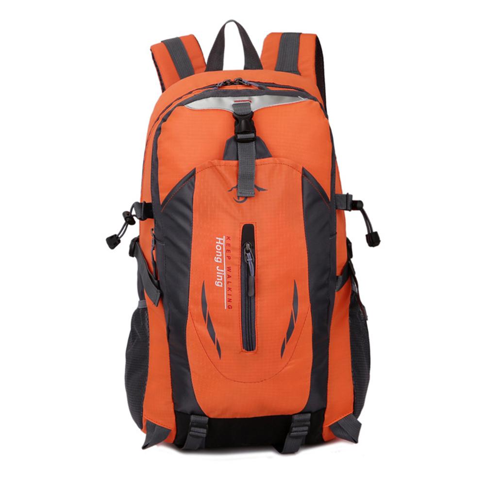 Polyester Climbing Rucksack Breathable Fishing Bag Large Capacity Wear-resistant Layered Storage Lightweight for Office Travel