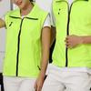 Muži Vesta Neformální Bez rukávů Klopa Zapínání na zip Jednobarevné Prodyšné Dobrovolnická práce Komunita Kabát Vesta Ženy Pracovní oblečení Uniformy Svrchní oblečení