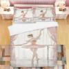 2/3-Pcs Ballet Girl Printed Down Duvet Cover, Various Sizes Of Bedding Decoration, Soft And Machine Washable