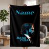 Baba yaga John wick Custom Flannel Blankets Soft Warm Cozy Throws for Home Decor Holiday Gifts