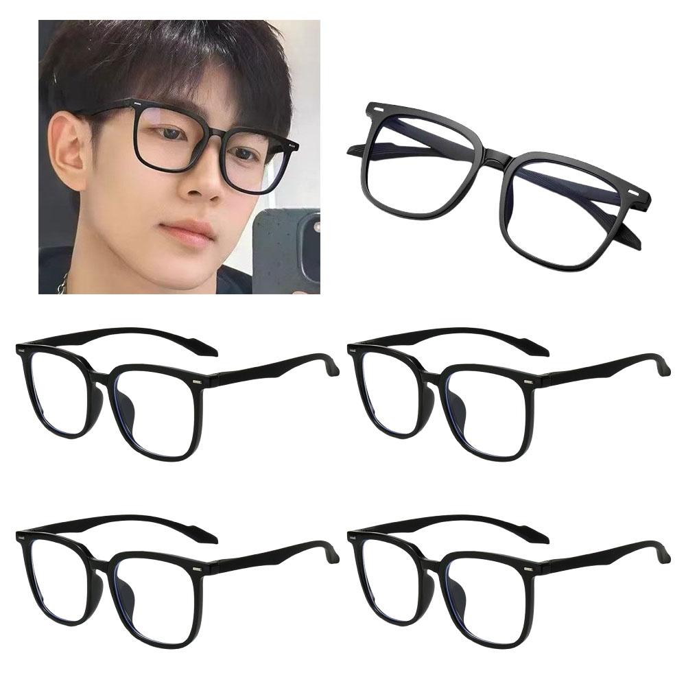 Fashion Square Black Frame Anti Blue Light Glasses Luxury Brand Women Men Blue Light Blocking Glasses Computer Optical Eyewear
