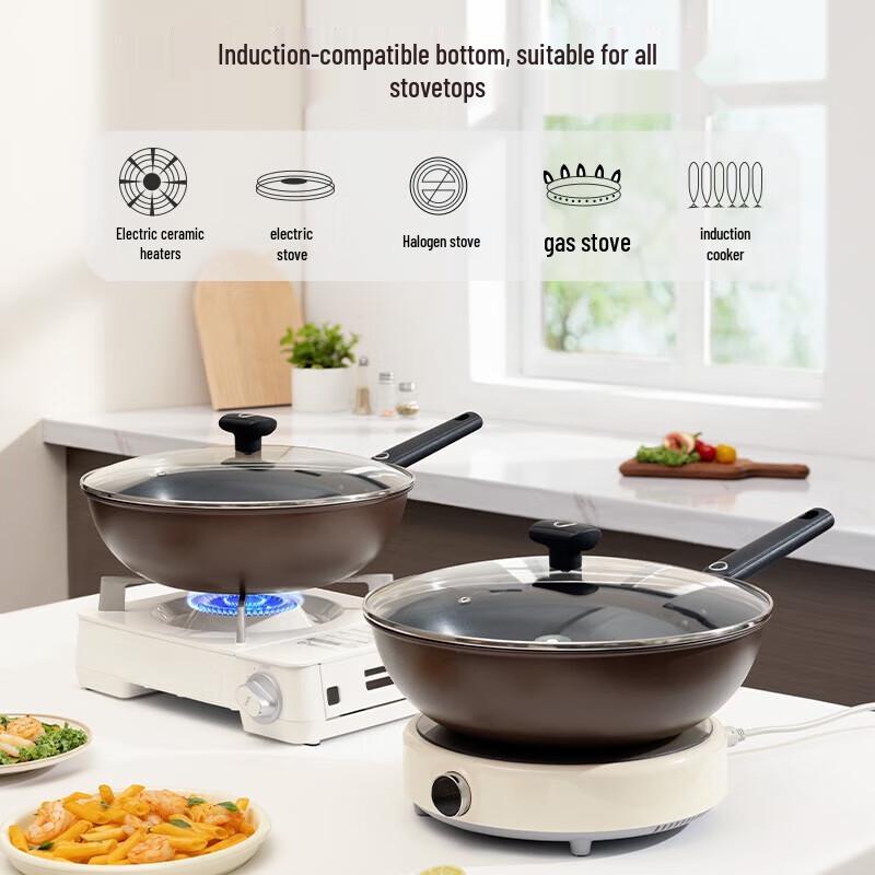 COOKER KING Qili 2nd Gen 32cm Non-stick Wok