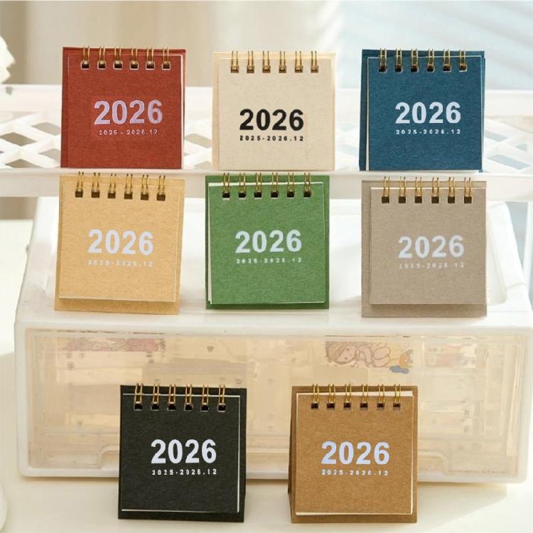 2025 Desk Calendar Mini Calendars With Smooth Writing Paper Essential For Desk Decoration And Time Management