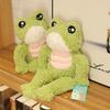 Plushies Strong Frog Plush Toy Interactive Soft Muscle Frog Doll  Home Decor