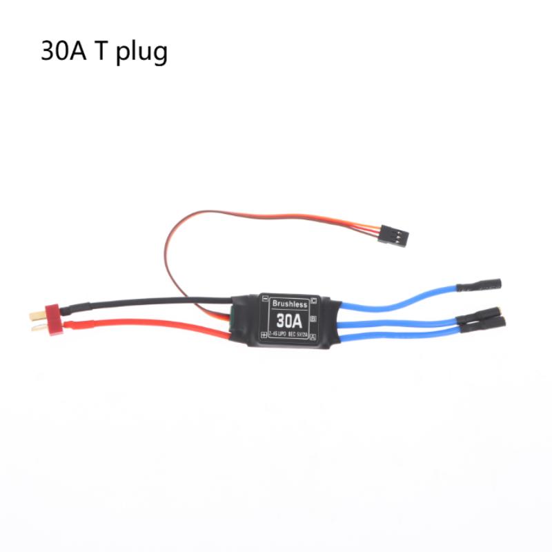 30A Brushless Electronic Speed Controller With 5V 3A Ubec Xt60 Esc Brushless Motor For Rc Fpv Helicopter Mini Quadcopter Drone